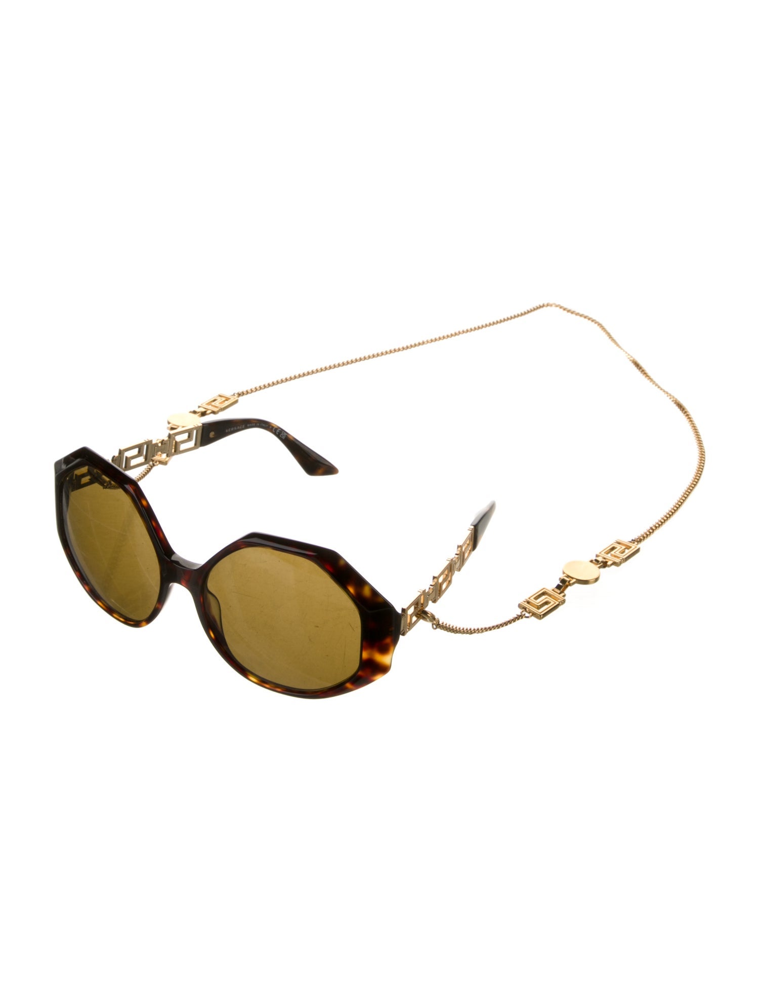 Versace Square Tinted Sunglasses