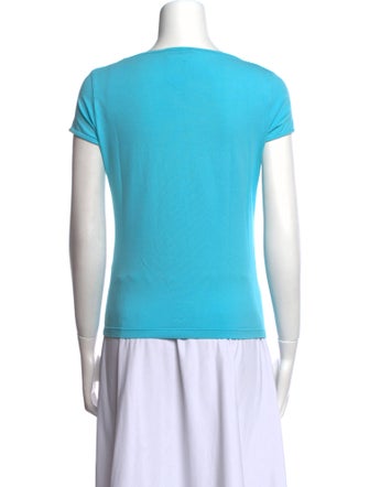 Versace Jeans Couture Scoop Neck Short Sleeve T-Shirt