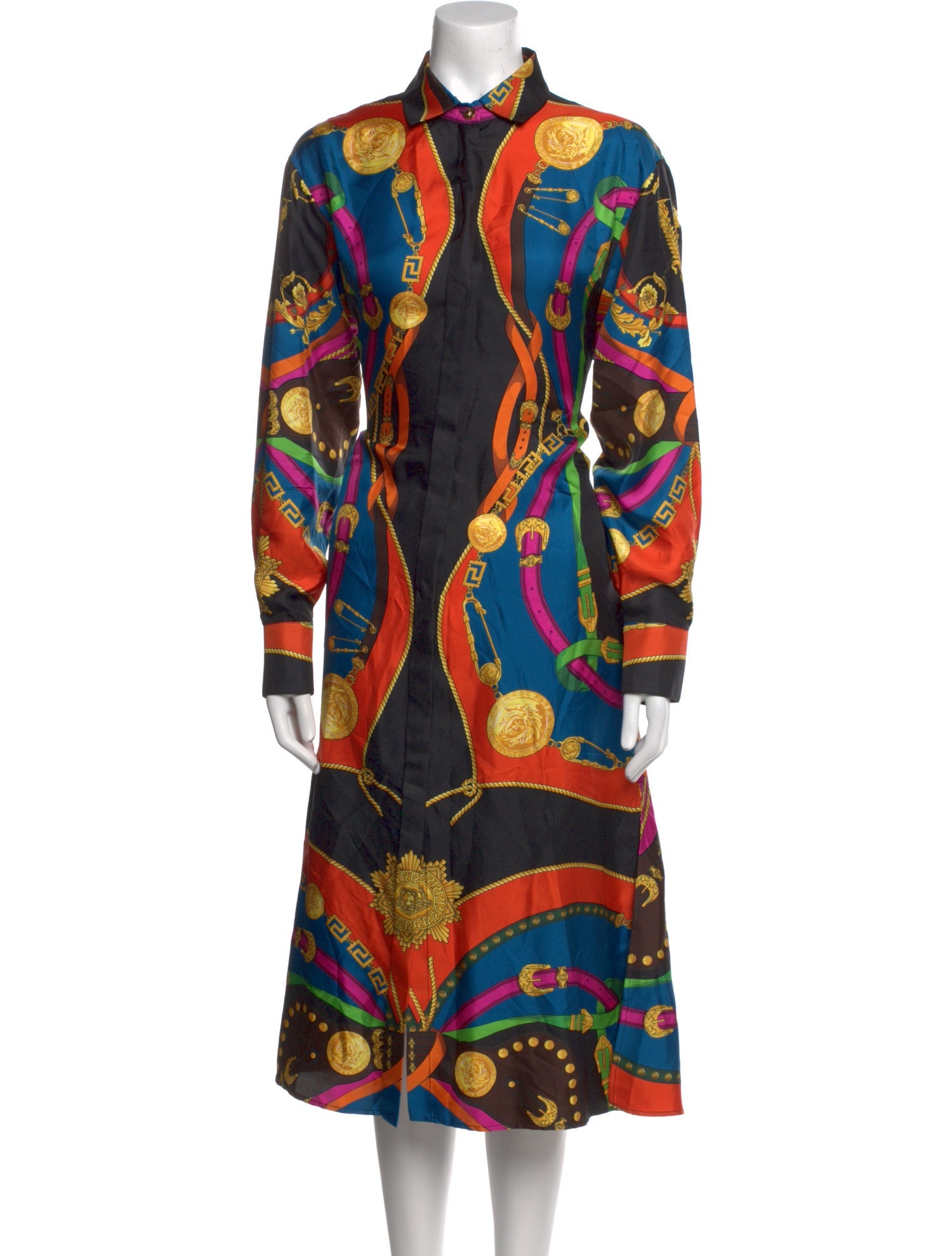 Versace Silk Long Dress