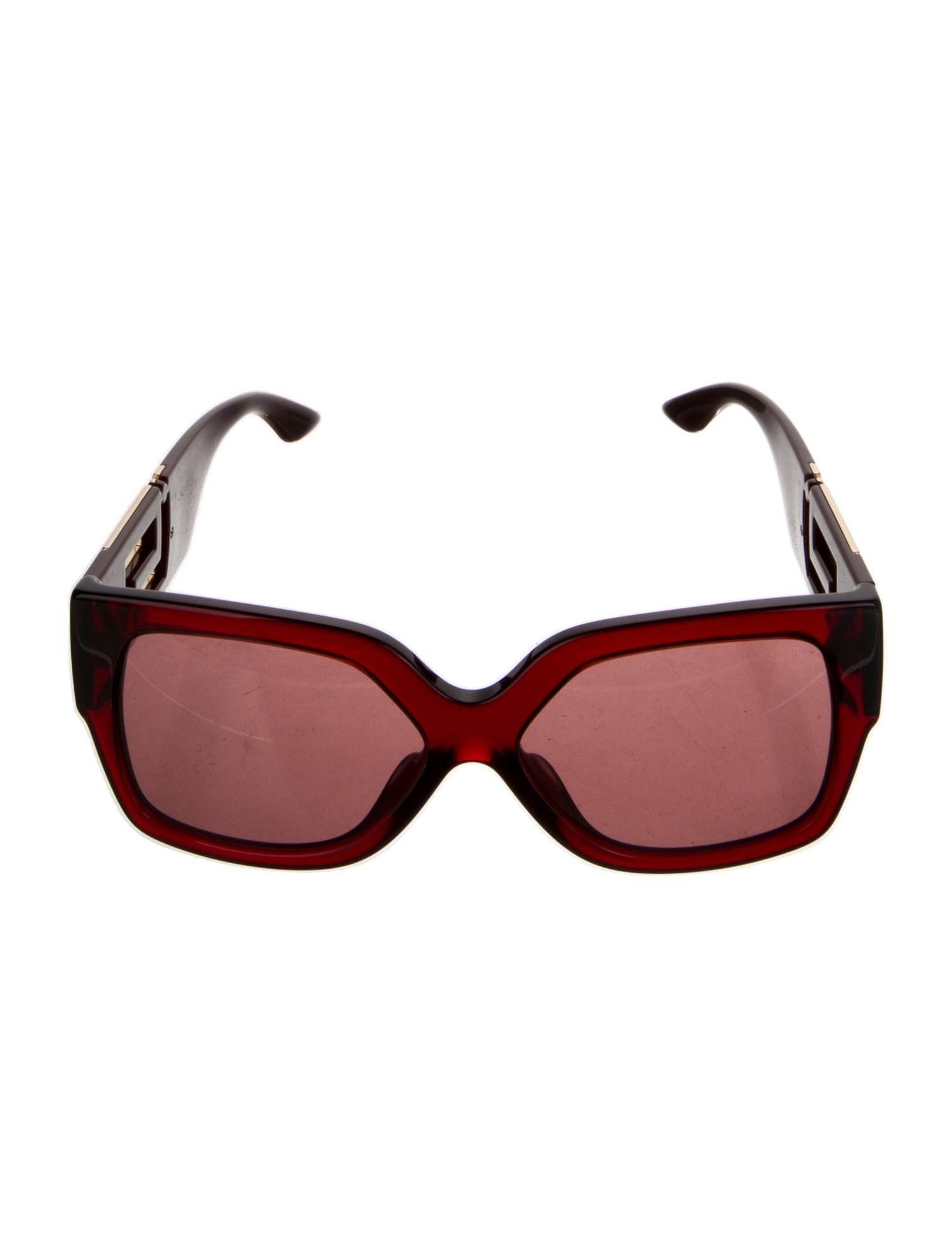 Versace Oversize Tinted Sunglasses