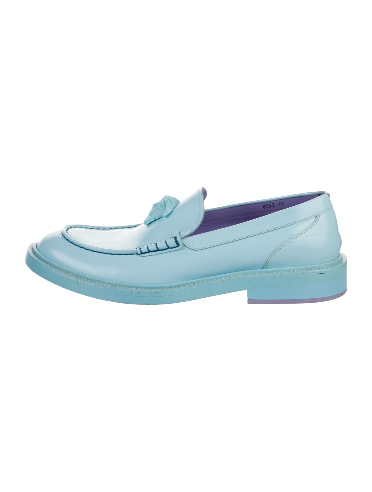 Versace Leather Loafers