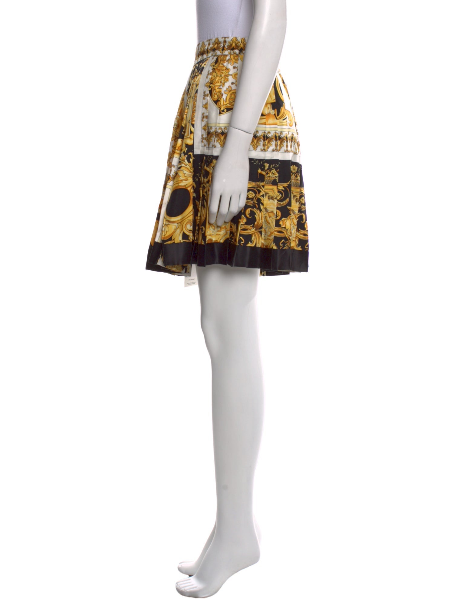 Versace Silk Mini Skirt