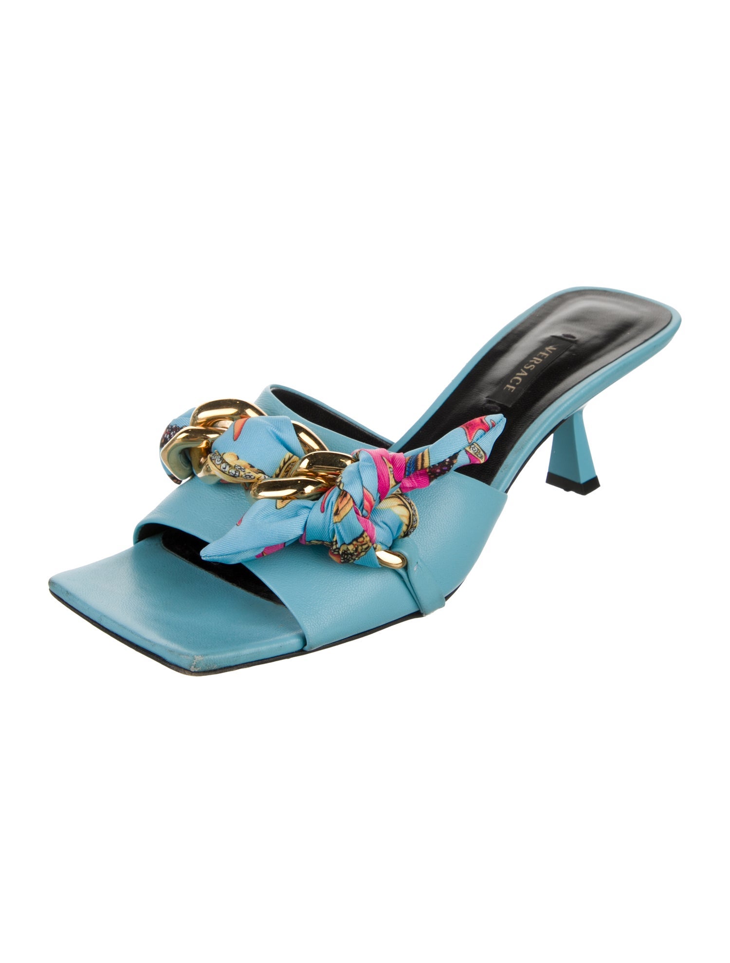 Versace Leather Slides