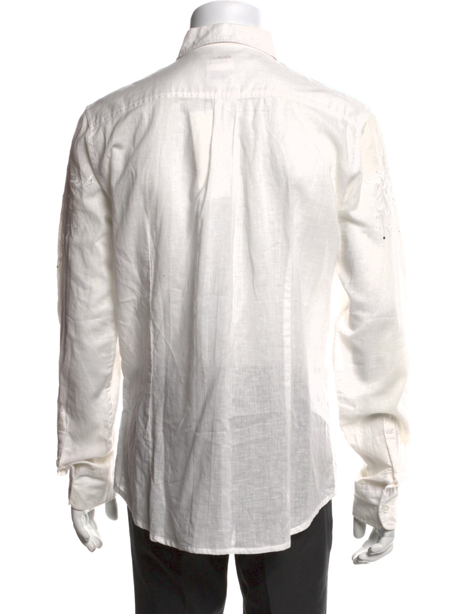 Versace Printed Long Sleeve Shirt