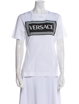 Versace Graphic Print Crew Neck T-Shirt