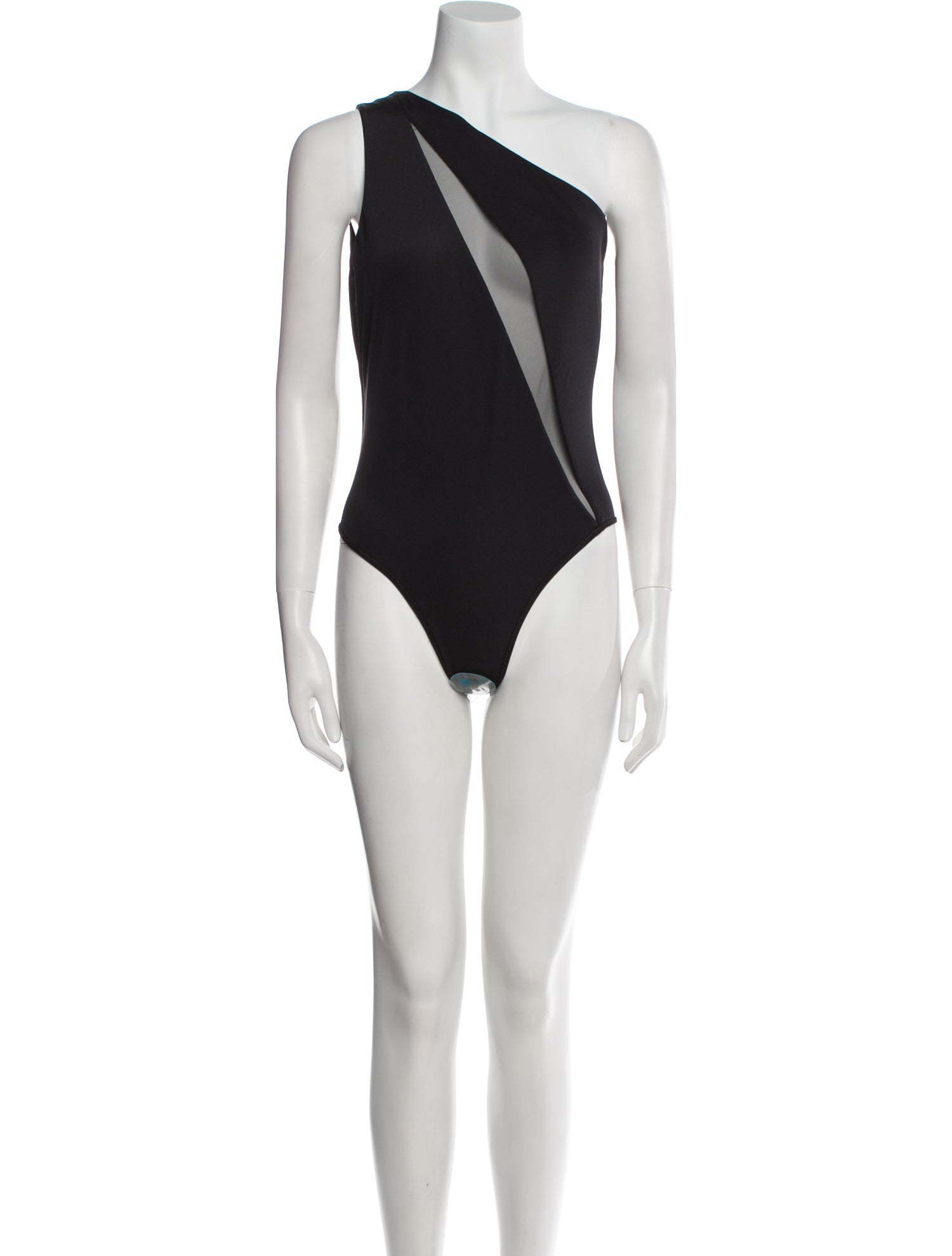 Versace Mesh Accents One-Piece