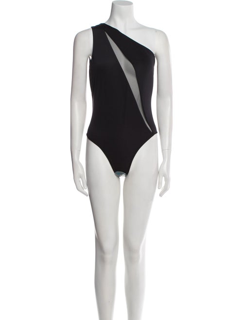 Versace Mesh Accents One-Piece