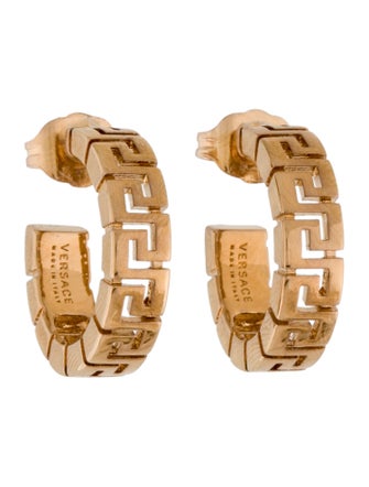Versace Greca Hoop Earrings