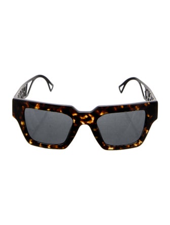 Versace Wayfarer Tinted Sunglasses