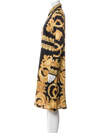 Versace Printed Midi Length Dress