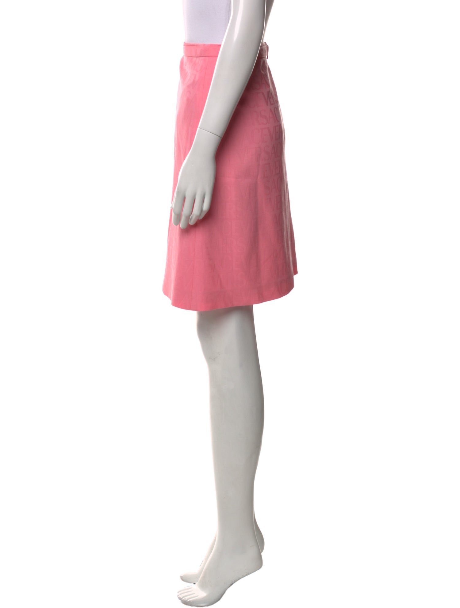 Versace Virgin Wool Knee-Length Skirt