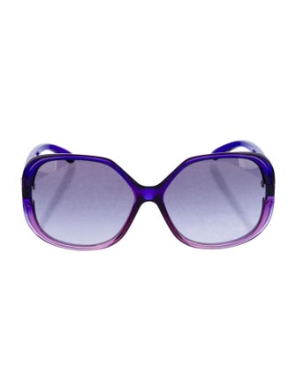 Versace Oversize Gradient Sunglasses