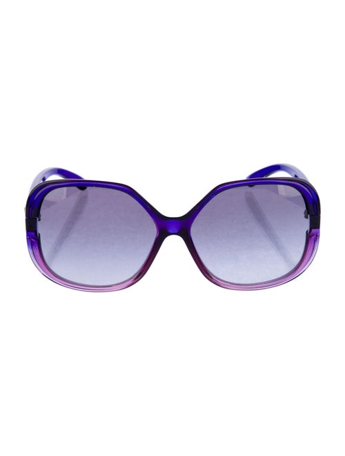 Versace Oversize Gradient Sunglasses