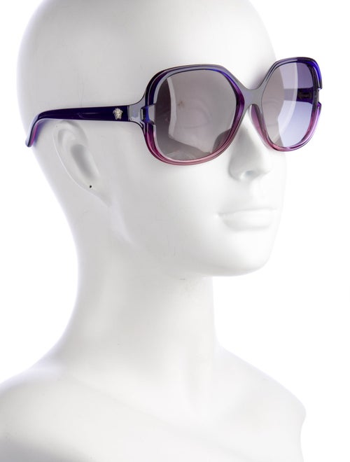 Versace Oversize Gradient Sunglasses