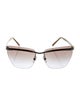 Versace Cat-Eye Gradient Sunglasses