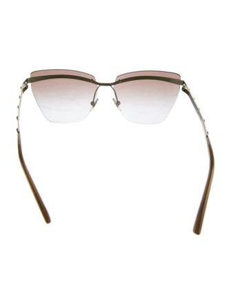 Versace Cat-Eye Gradient Sunglasses
