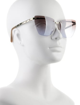 Versace Cat-Eye Gradient Sunglasses