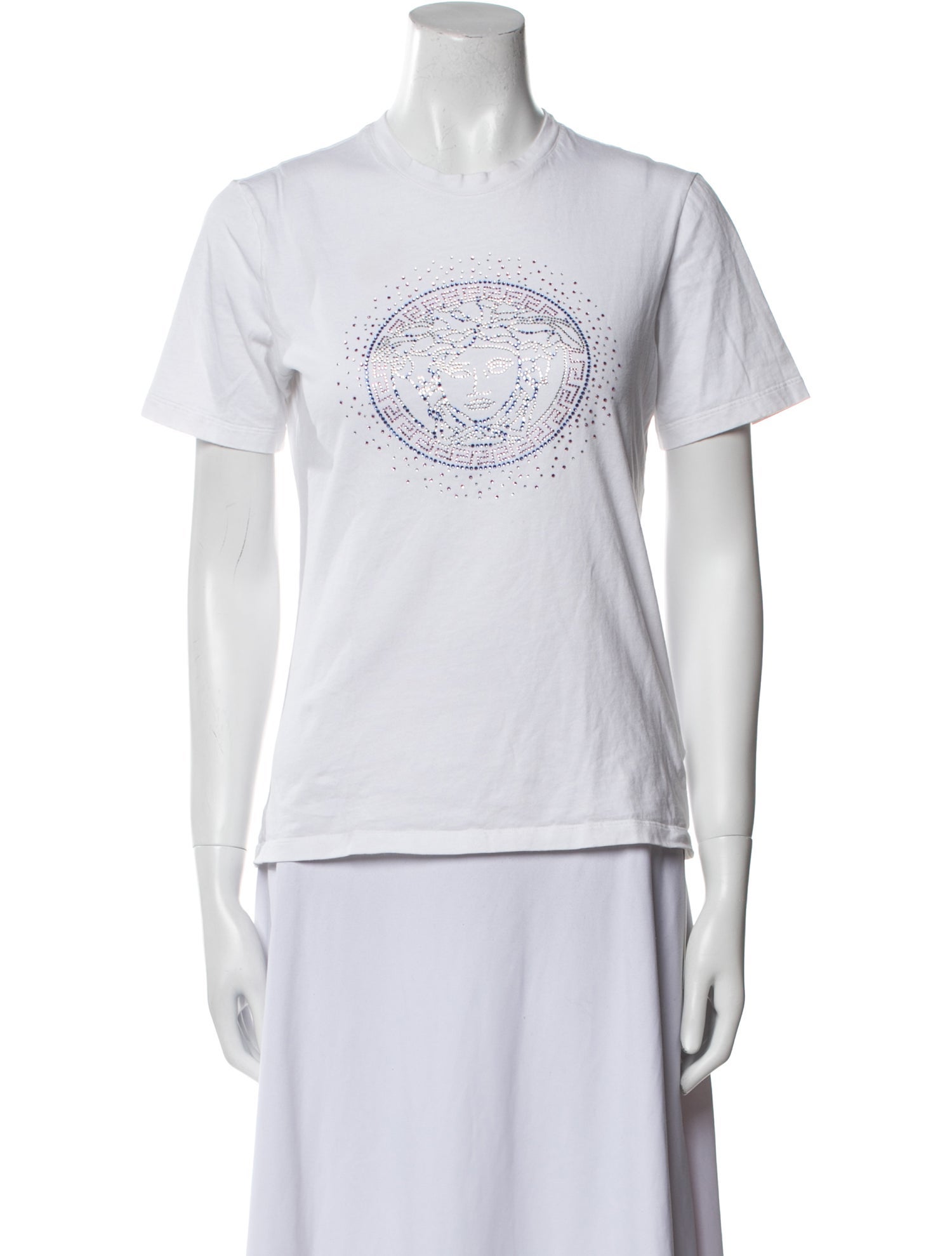 Versace Graphic Print Crew Neck T-Shirt