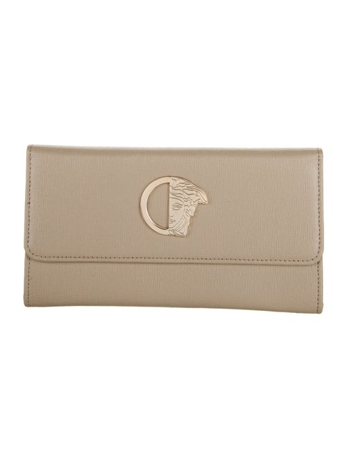 Versace Collection Leather Continental Wallet