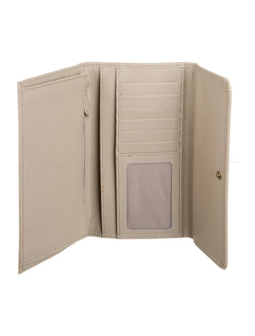 Versace Collection Leather Continental Wallet