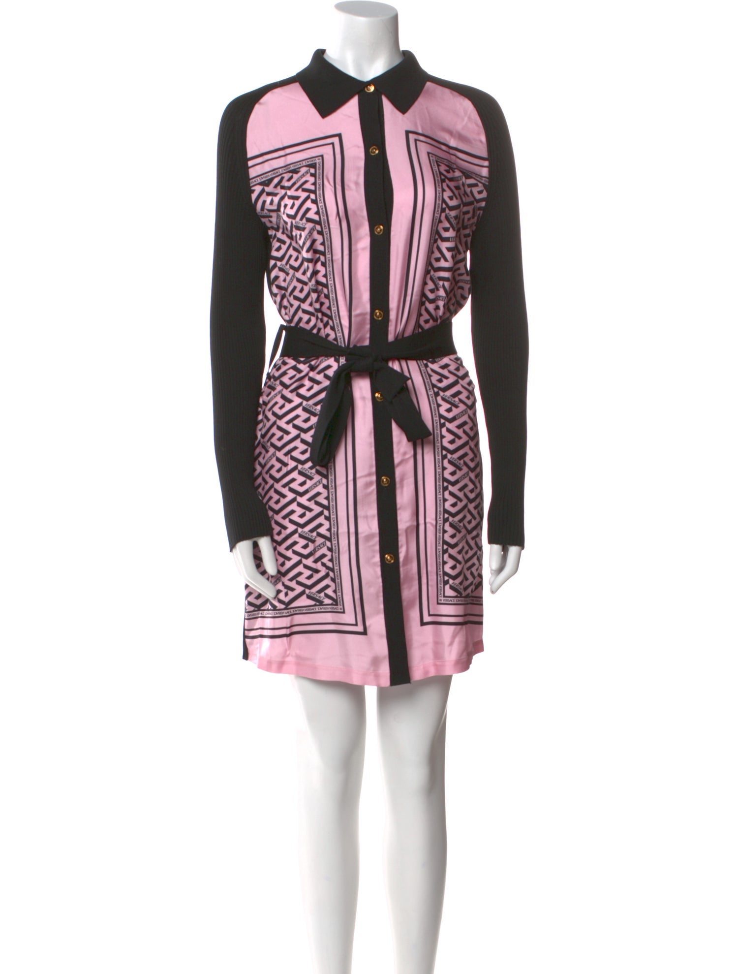Versace Silk Mini Dress