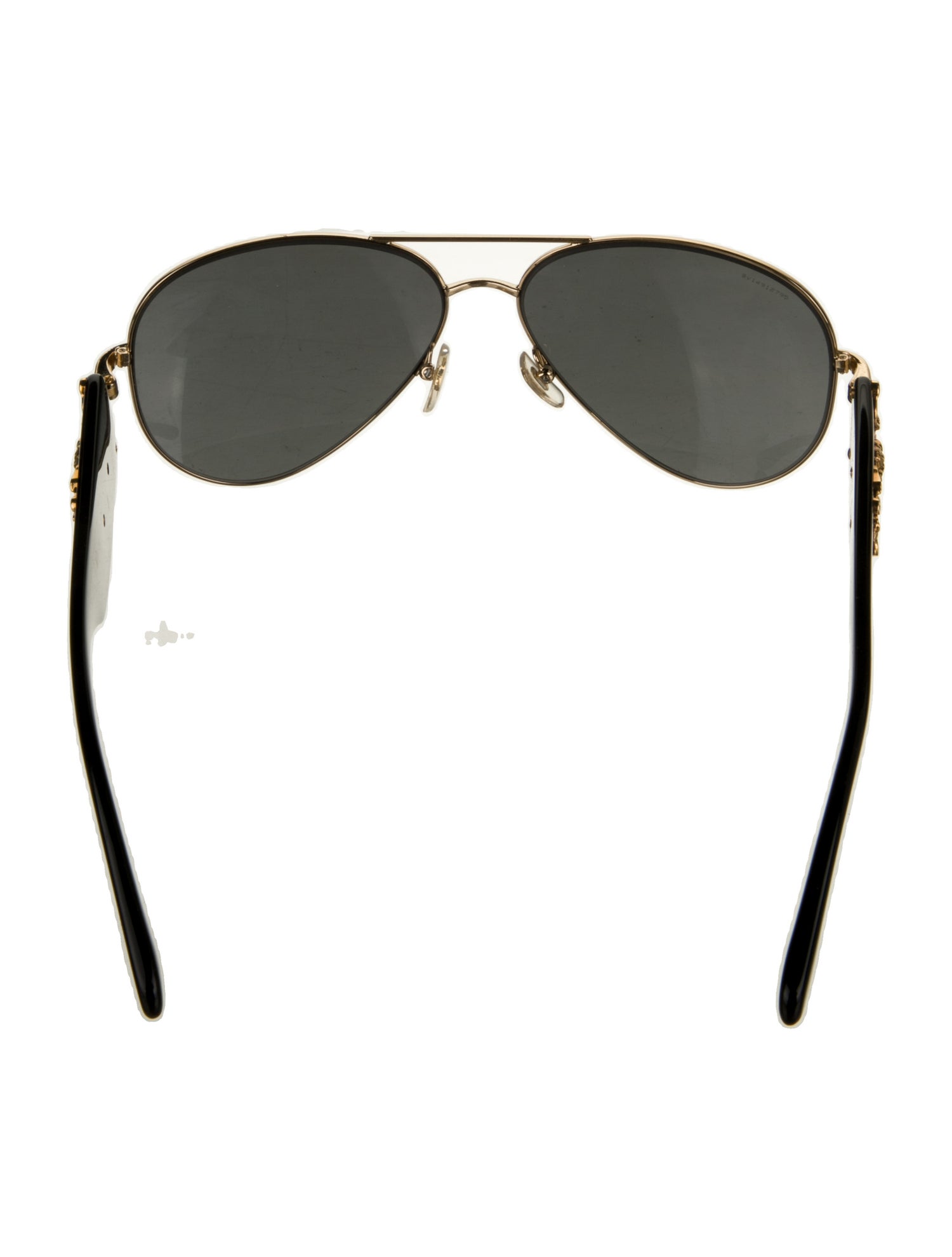 Versace Medusa Insignia Aviator Sunglasses