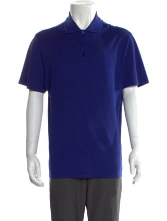 Versace Crew Neck Short Sleeve Polo Shirt