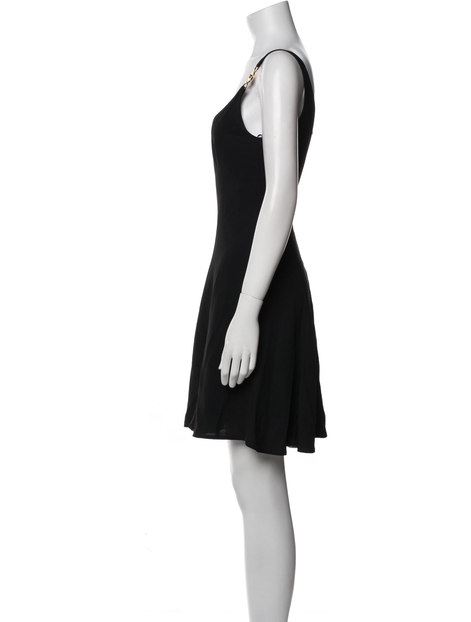 Versace Scoop Neck Mini Dress