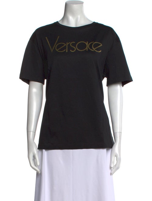 Versace Graphic Print Crew Neck T-Shirt