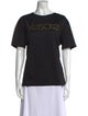 Versace Graphic Print Crew Neck T-Shirt