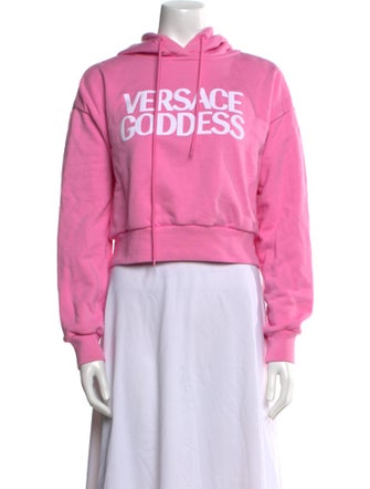 Versace Graphic Print Crew Neck Sweatshirt