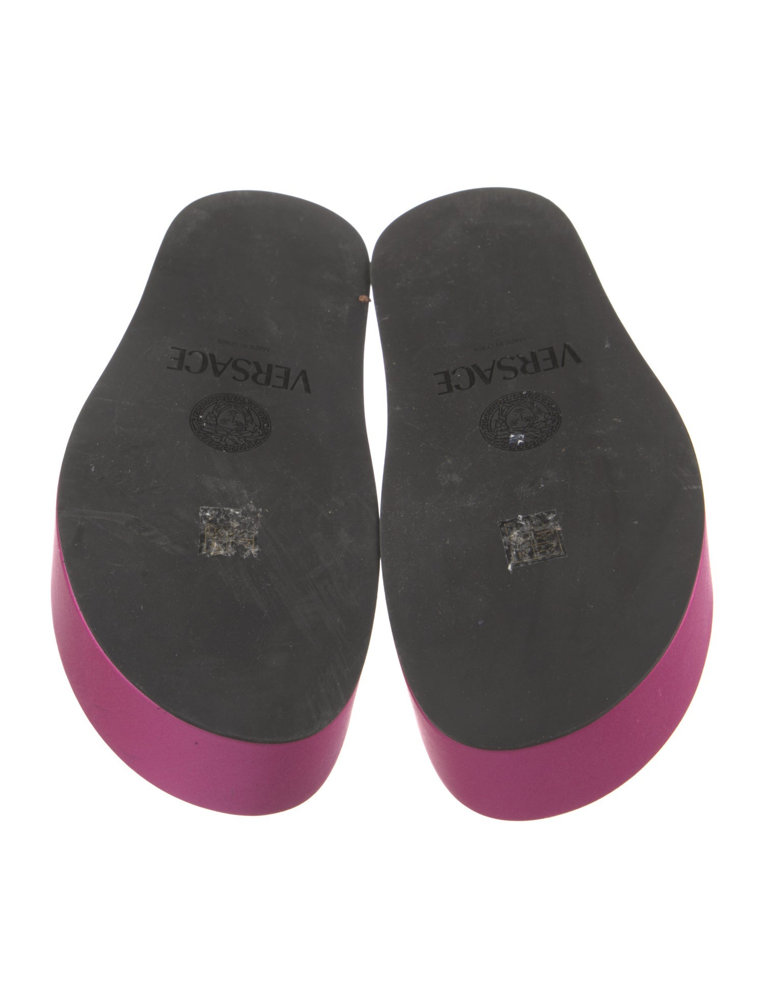 Versace Medusa Insignia Satin Slides