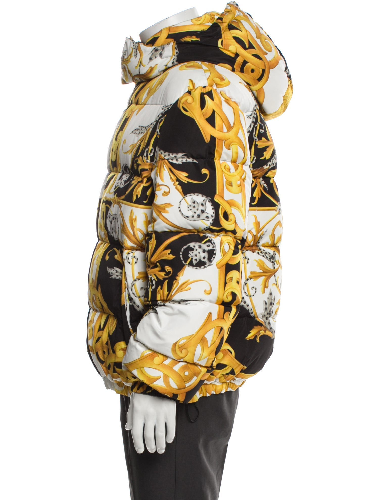 Versace Graphic Print Moto Jacket w/ Tags