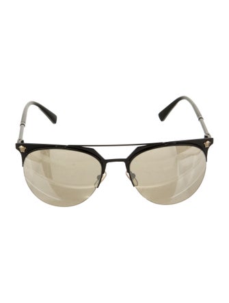 Versace Aviator Tinted Sunglasses