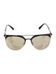 Versace Aviator Tinted Sunglasses