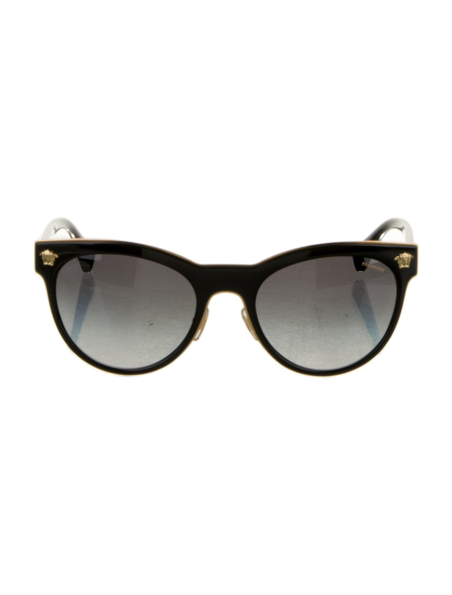 Versace Medusa Insignia Wayfarer Sunglasses