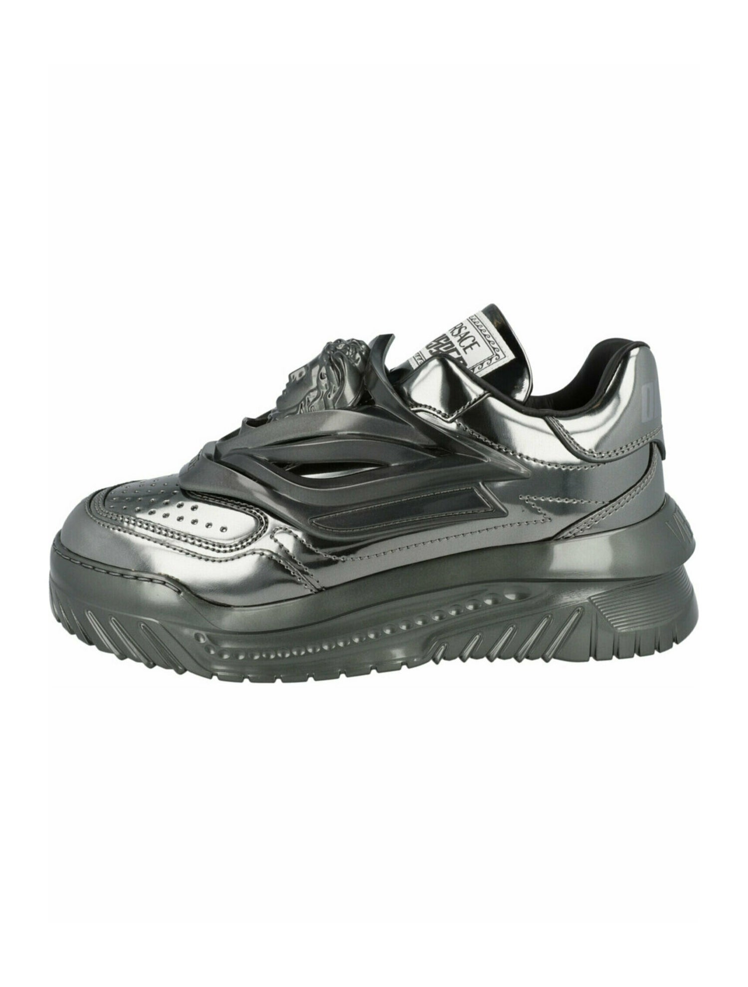 Versace Odissea Calf Leather Medusa Insignia Sneakers w/ Tags