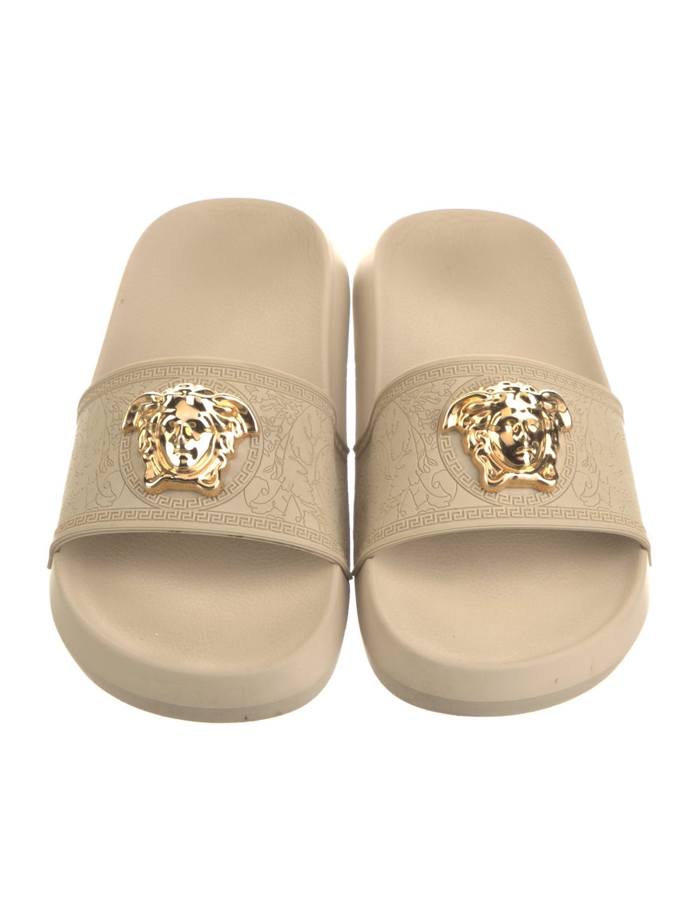 Versace Rubber Slides Neutrals - image 3