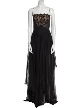 Versace Silk Long Dress