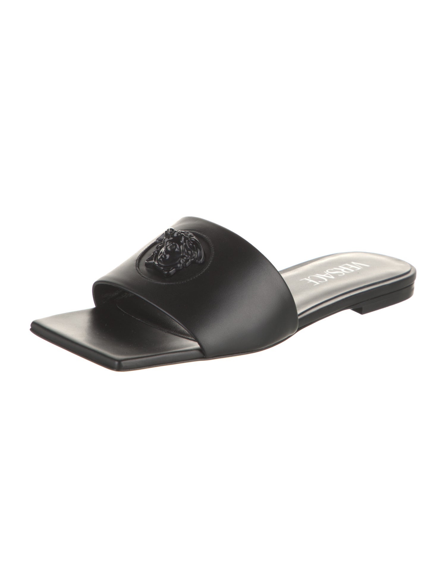 Versace Leather Slides