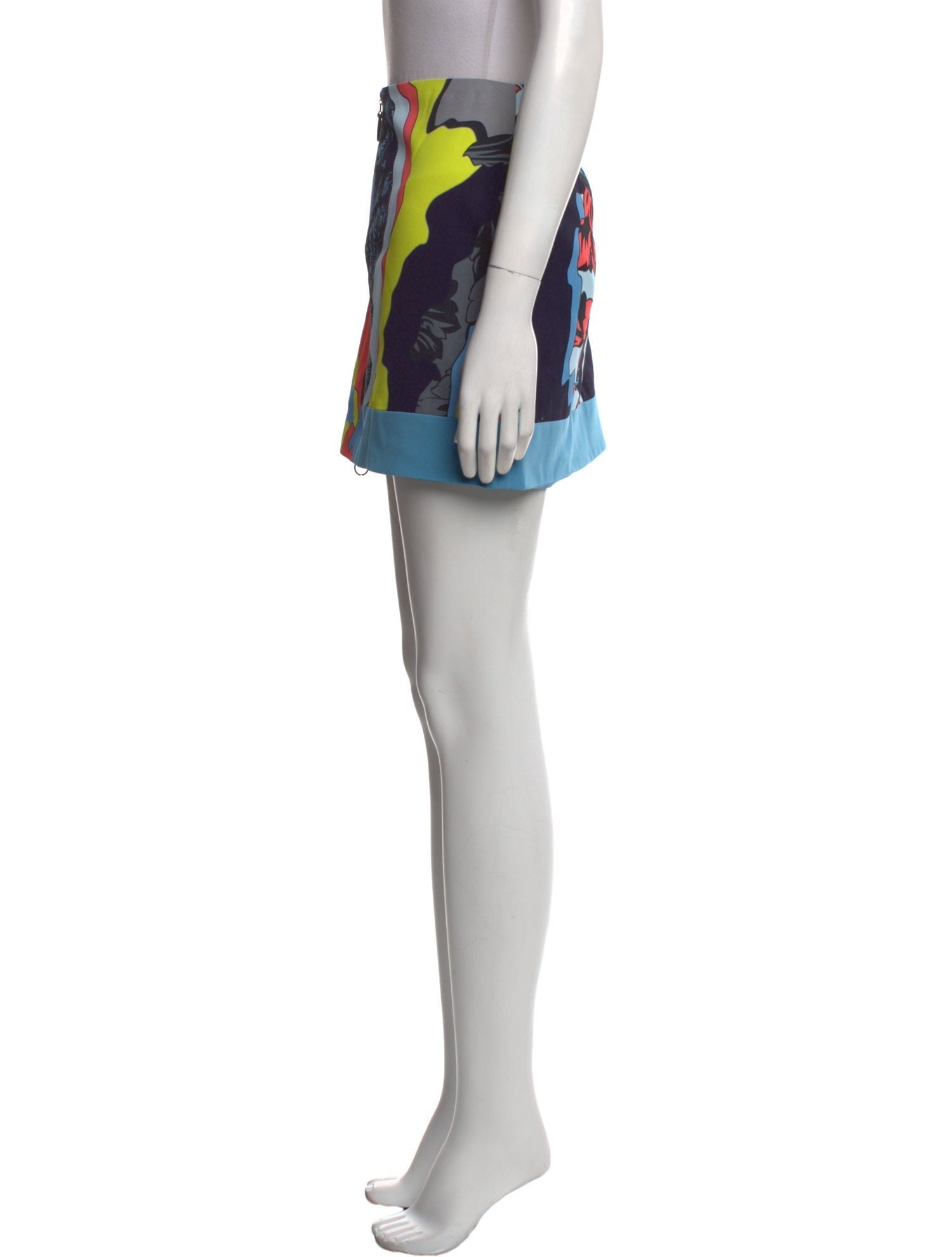 Versace Printed Mini Skirt w/ Tags