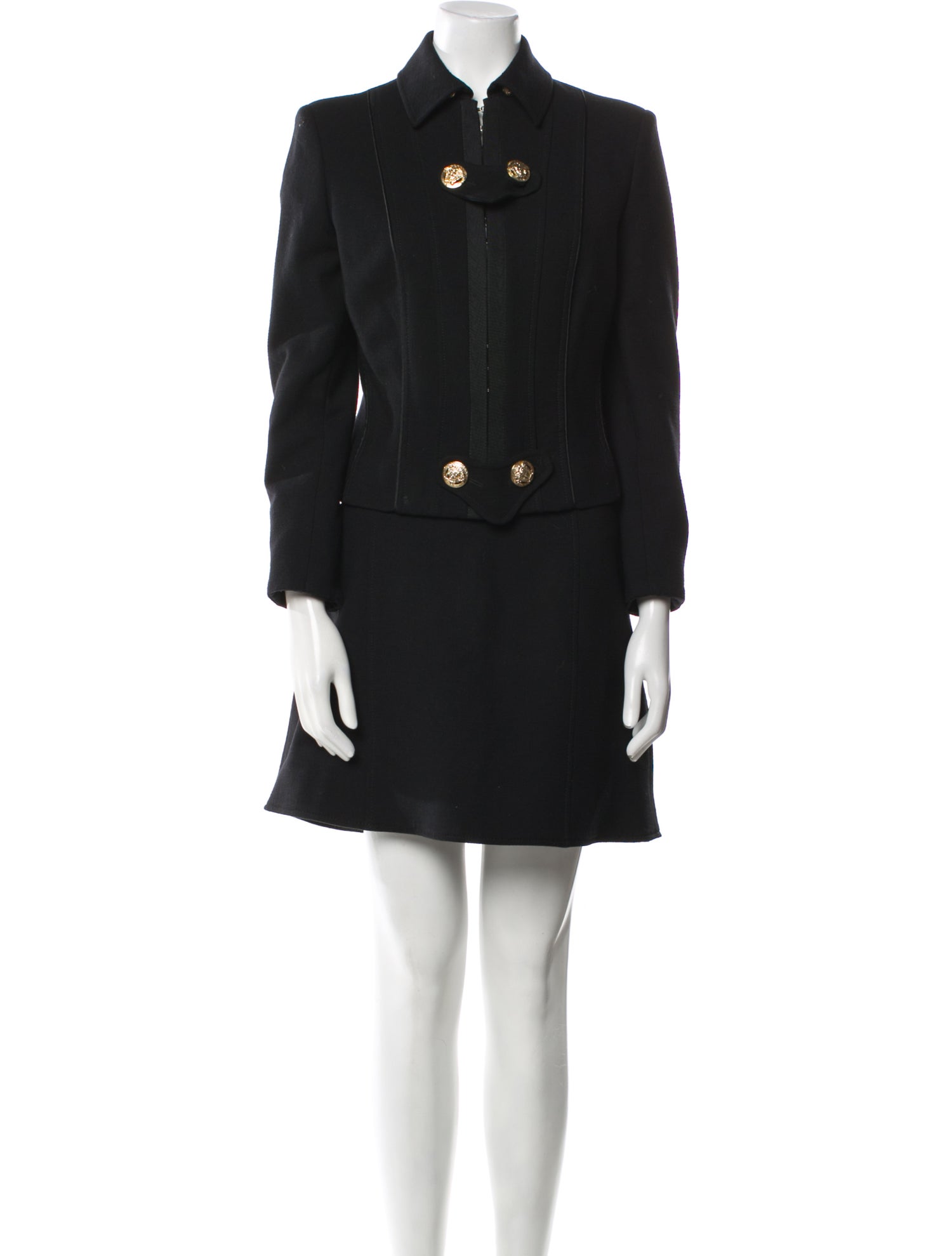 Versace Wool Skirt Suit