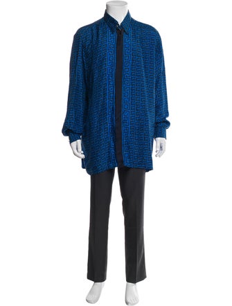 Versace Silk Printed Shirt