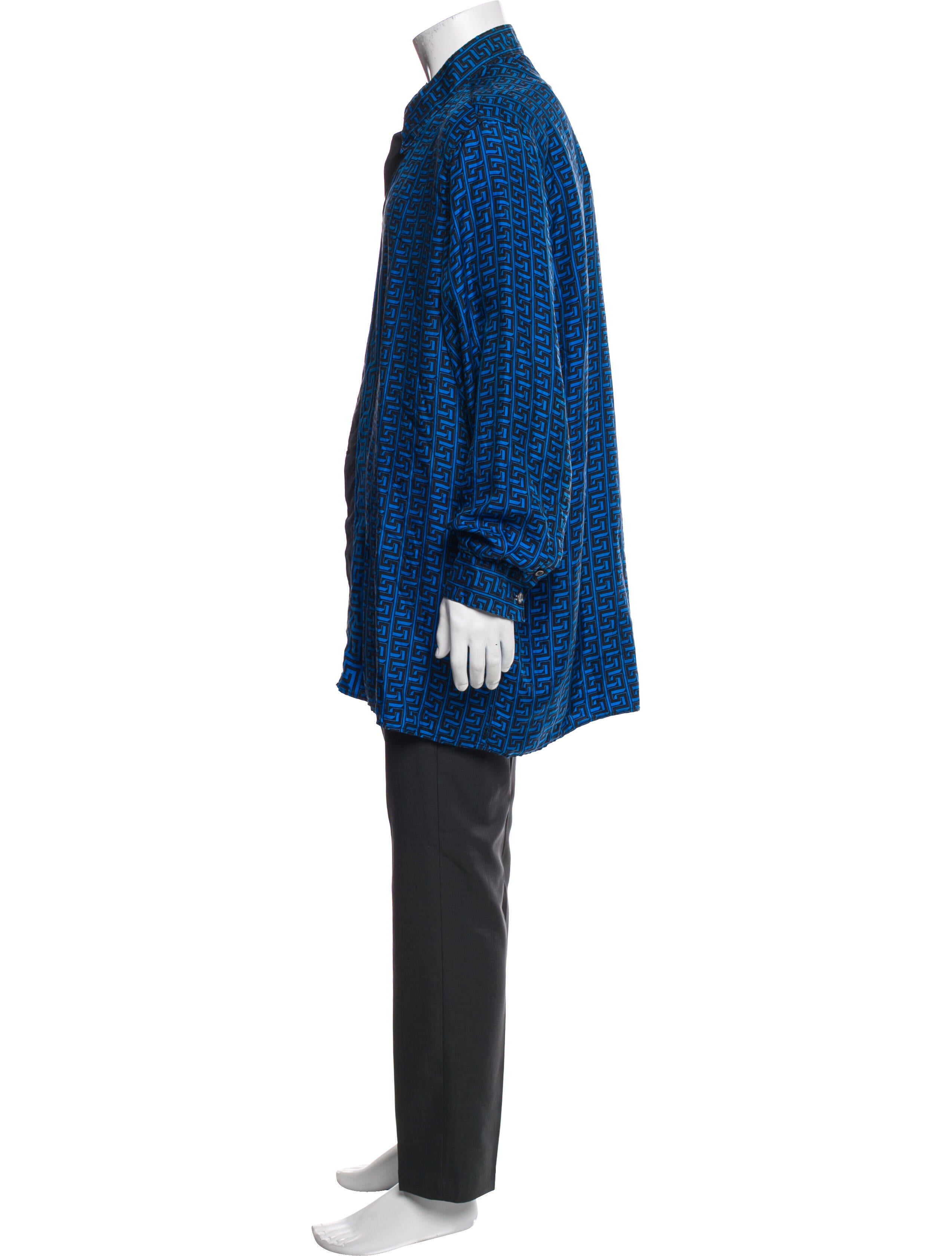 Versace Silk Printed Shirt