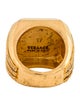 Versace Medusa Monogram Cocktail Ring