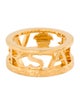 Versace Logo Band Ring