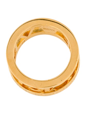 Versace Logo Band Ring