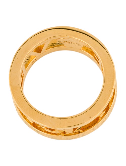 Versace Logo Band Ring