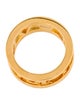 Versace Logo Band Ring