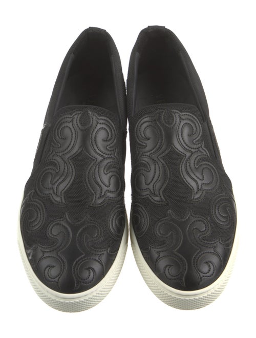 Versace Leather Boat Shoes